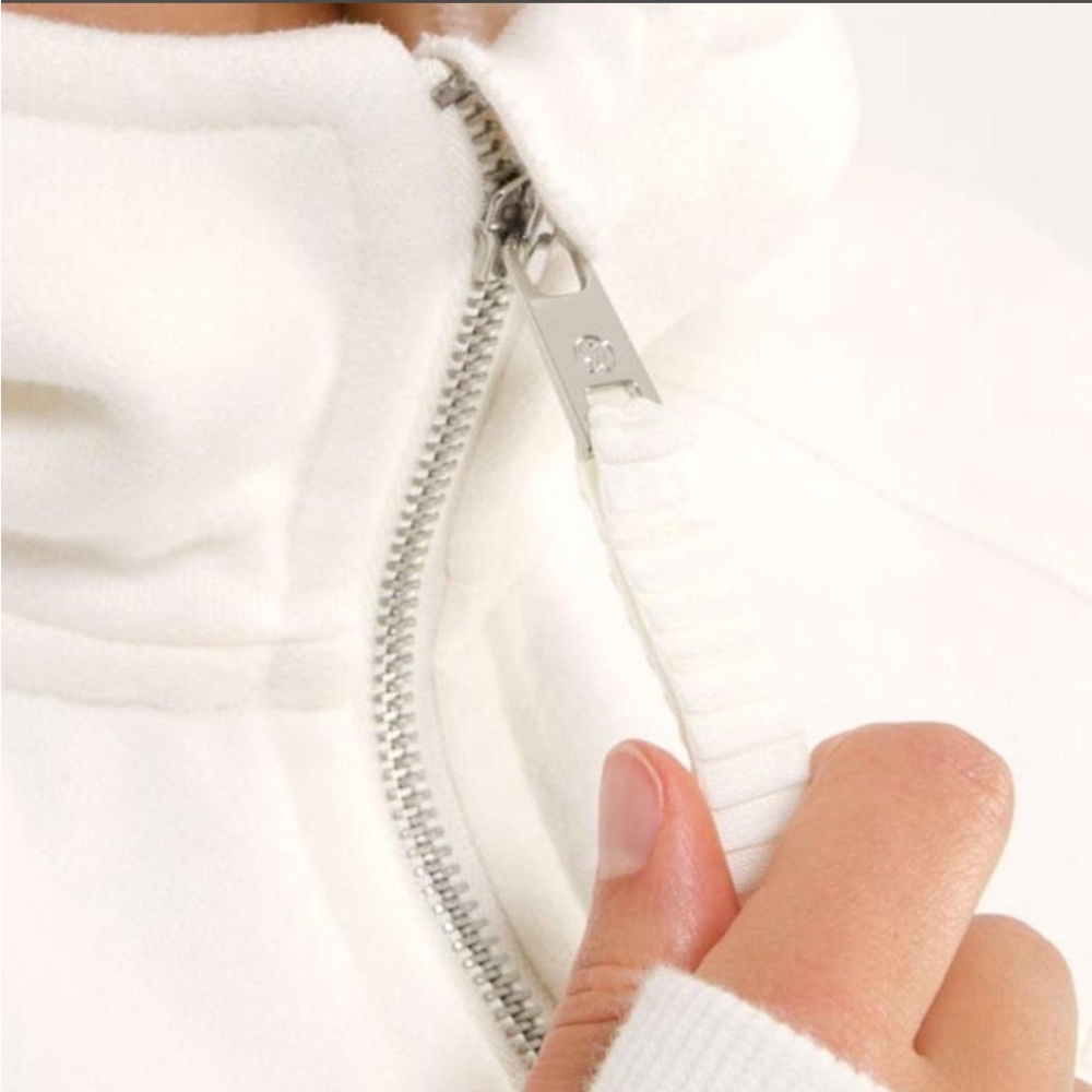 Lululemon White Scuba Hoodie - Picture 7 of 11